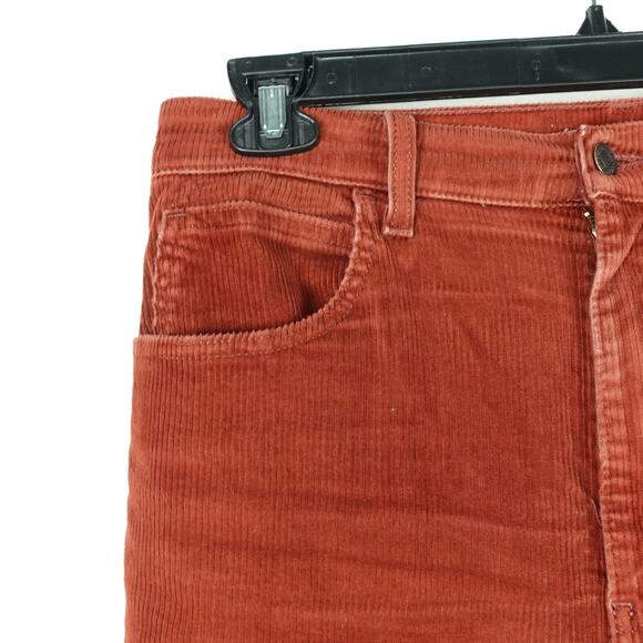 Levis Corduroy Pants Womens SZ 31 70s High Rise Flare Leg Bell Bottom Preppy - Picture 2 of 12